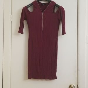 Cold shoulder dress